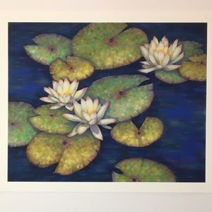 WATERLILY MELODY Giclee print on premium paper